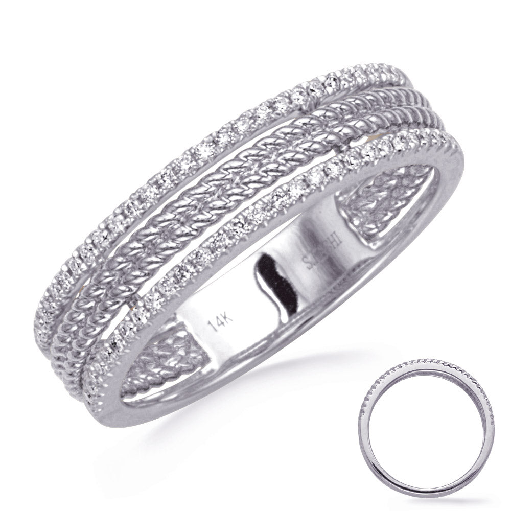 ELIE AZZI 0.23 ctw. WHITE GOLD DIAMOND RING D4827WG