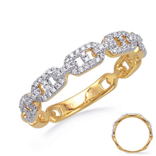 ELIE AZZI 0.23 ctw. YELLOW GOLD DIAMOND RING D4829YG
