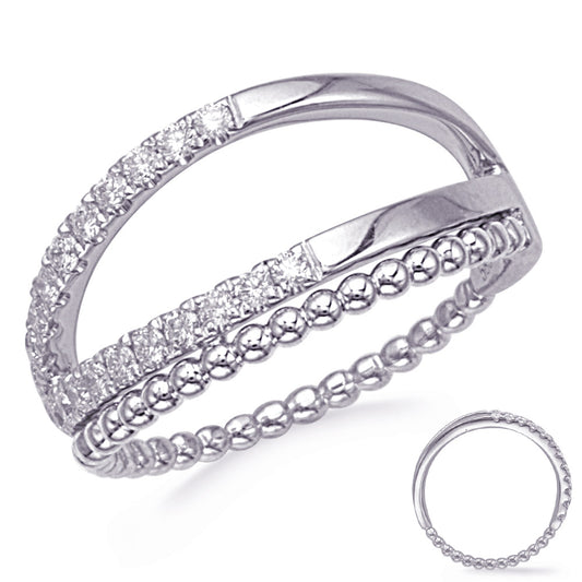 ELIE AZZI 0.33 ctw. WHITE GOLD DIAMOND RING D4831WG