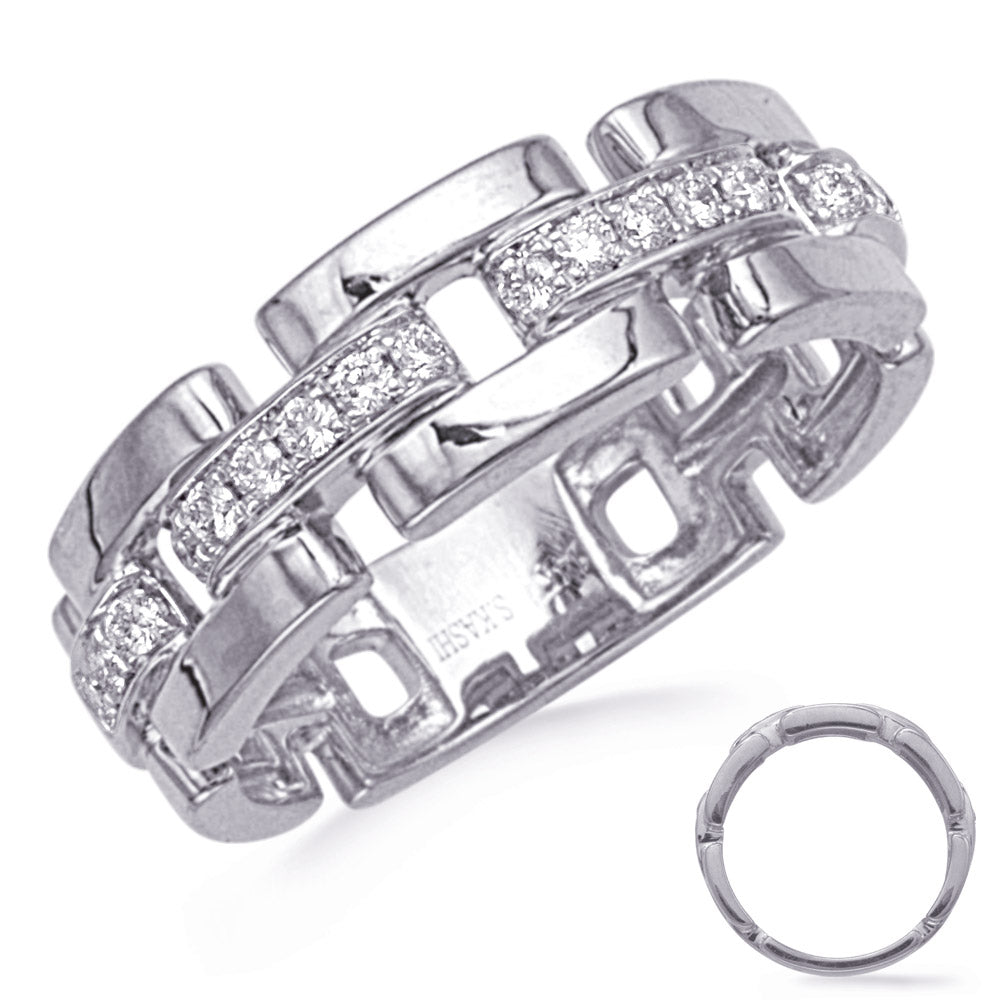 ELIE AZZI 0.21 ctw. WHITE GOLD DIAMOND RING D4832WG