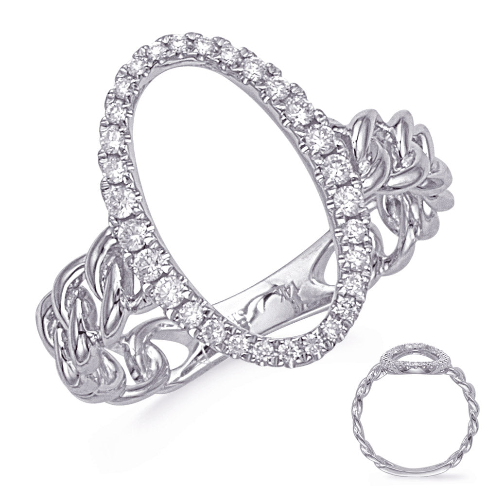 ELIE AZZI 0.27 ctw. WHITE GOLD DIAMOND RING D4833WG