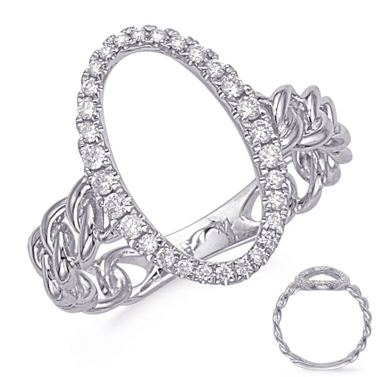 ELIE AZZI 0.27 ctw. WHITE GOLD DIAMOND RING D4833WG
