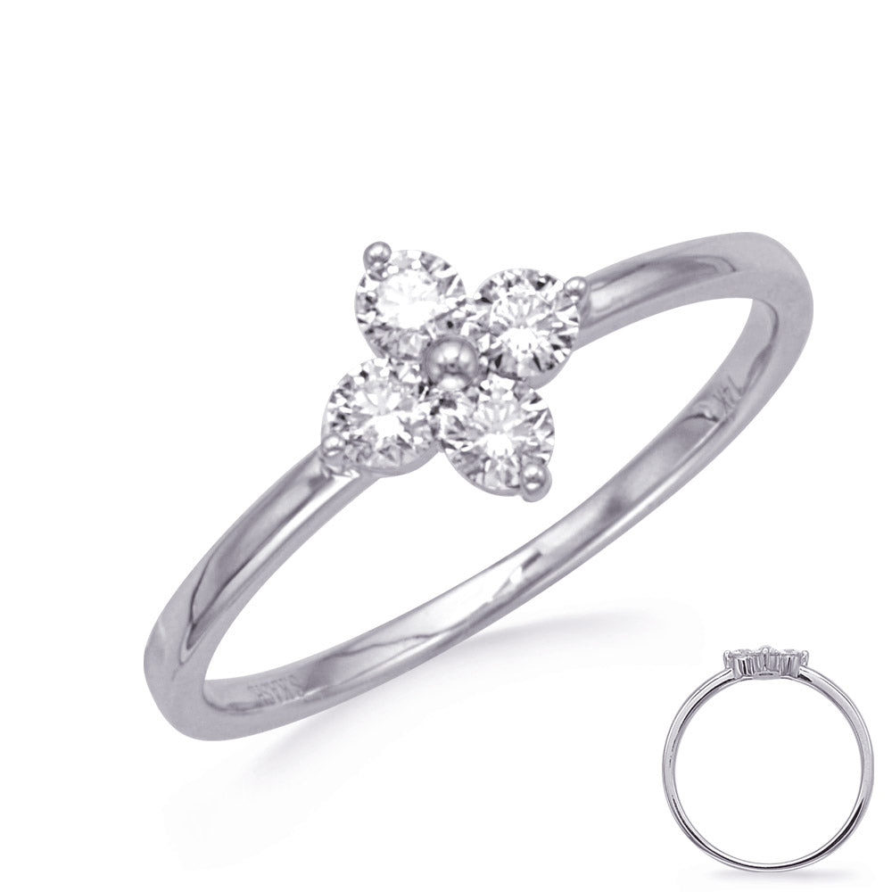 ELIE AZZI 0.41 ctw. WHITE GOLD DIAMOND RING D4834WG