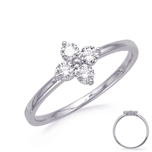 ELIE AZZI 0.41 ctw. WHITE GOLD DIAMOND RING D4834WG