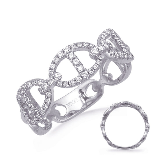 ELIE AZZI 0.33 ctw. WHITE GOLD DIAMOND RING D4836WG