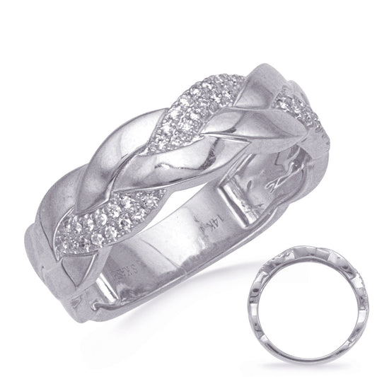 ELIE AZZI 0.15 ctw. WHITE GOLD DIAMOND RING D4837WG
