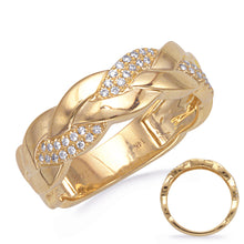 ELIE AZZI 0.15 ctw. YELLOW GOLD DIAMOND RING D4837YG