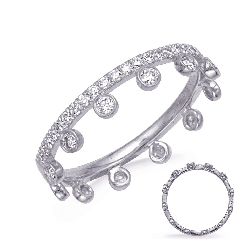 ELIE AZZI 0.34 ctw. WHITE GOLD DIAMOND RING D4840WG