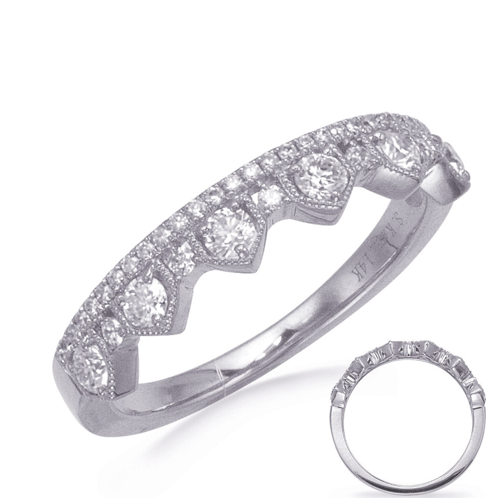 ELIE AZZI 0.47 ctw. WHITE GOLD DIAMOND RING D4844WG