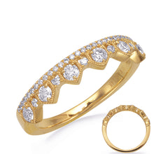 ELIE AZZI 0.47 ctw. YELLOW GOLD DIAMOND RING D4844YG