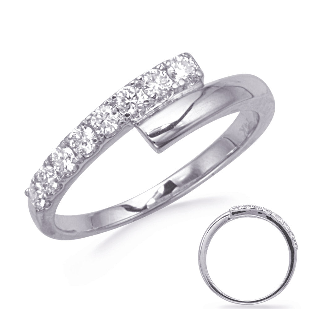 ELIE AZZI 0.32 ctw. WHITE GOLD DIAMOND RING D4847WG