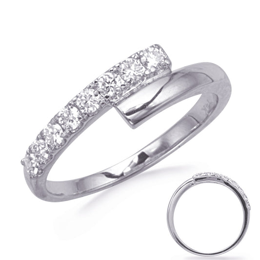 ELIE AZZI 0.32 ctw. WHITE GOLD DIAMOND RING D4847WG