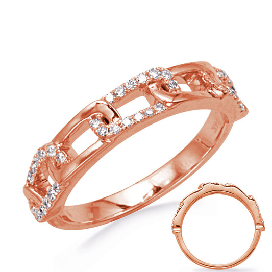 ELIE AZZI 0.22 ctw. ROSE GOLD DIAMOND RING D4848RG