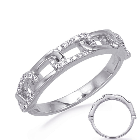 ELIE AZZI 0.22 ctw. WHITE GOLD DIAMOND RING D4848WG
