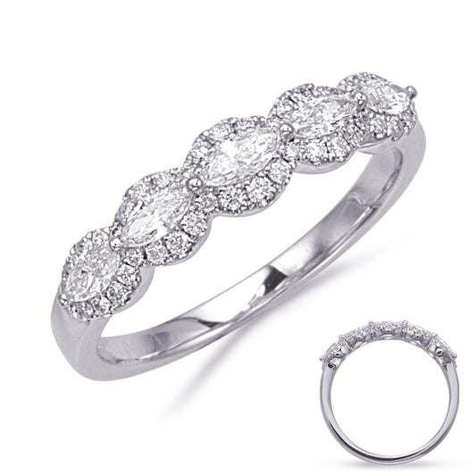 ELIE AZZI 0.55 ctw. WHITE GOLD DIAMOND RING D4849WG