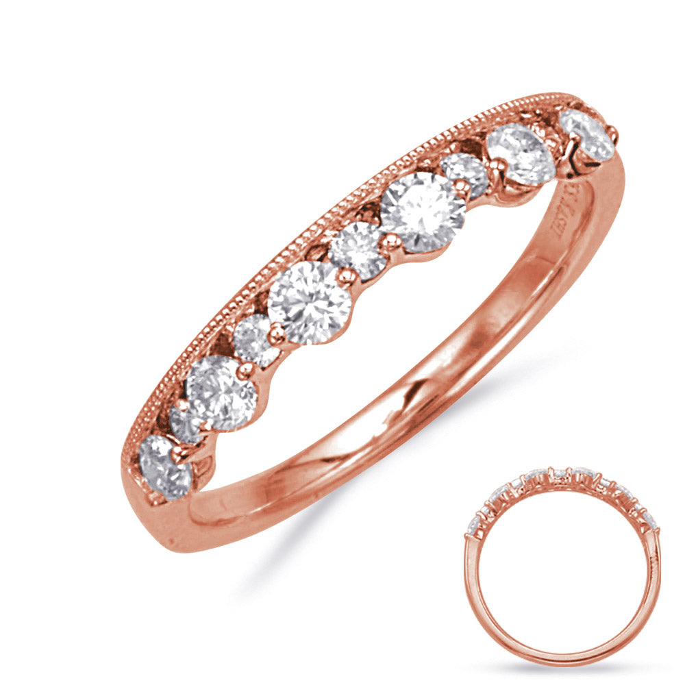 ELIE AZZI 0.53 ctw. ROSE GOLD DIAMOND RING D4850RG