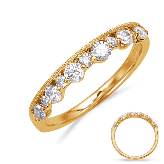 ELIE AZZI 0.53 ctw. YELLOW GOLD DIAMOND RING D4850YG