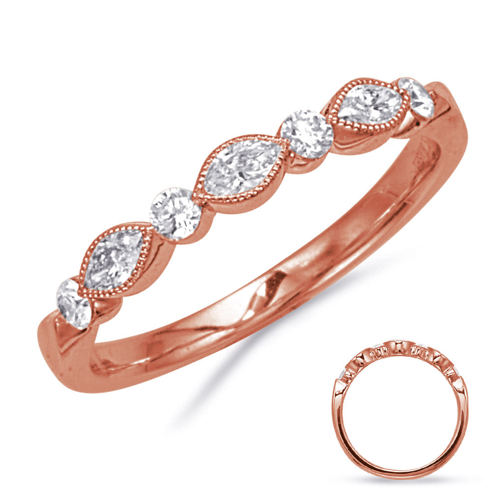 ELIE AZZI 0.38 ctw. ROSE GOLD DIAMOND RING D4851RG