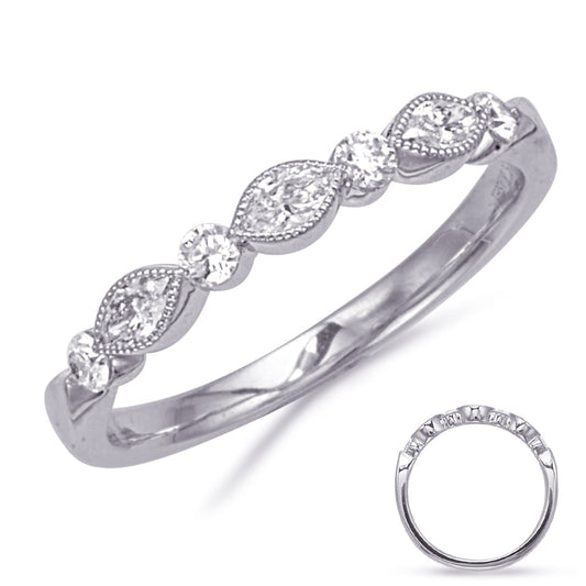 ELIE AZZI 0.38 ctw. WHITE GOLD DIAMOND RING D4851WG