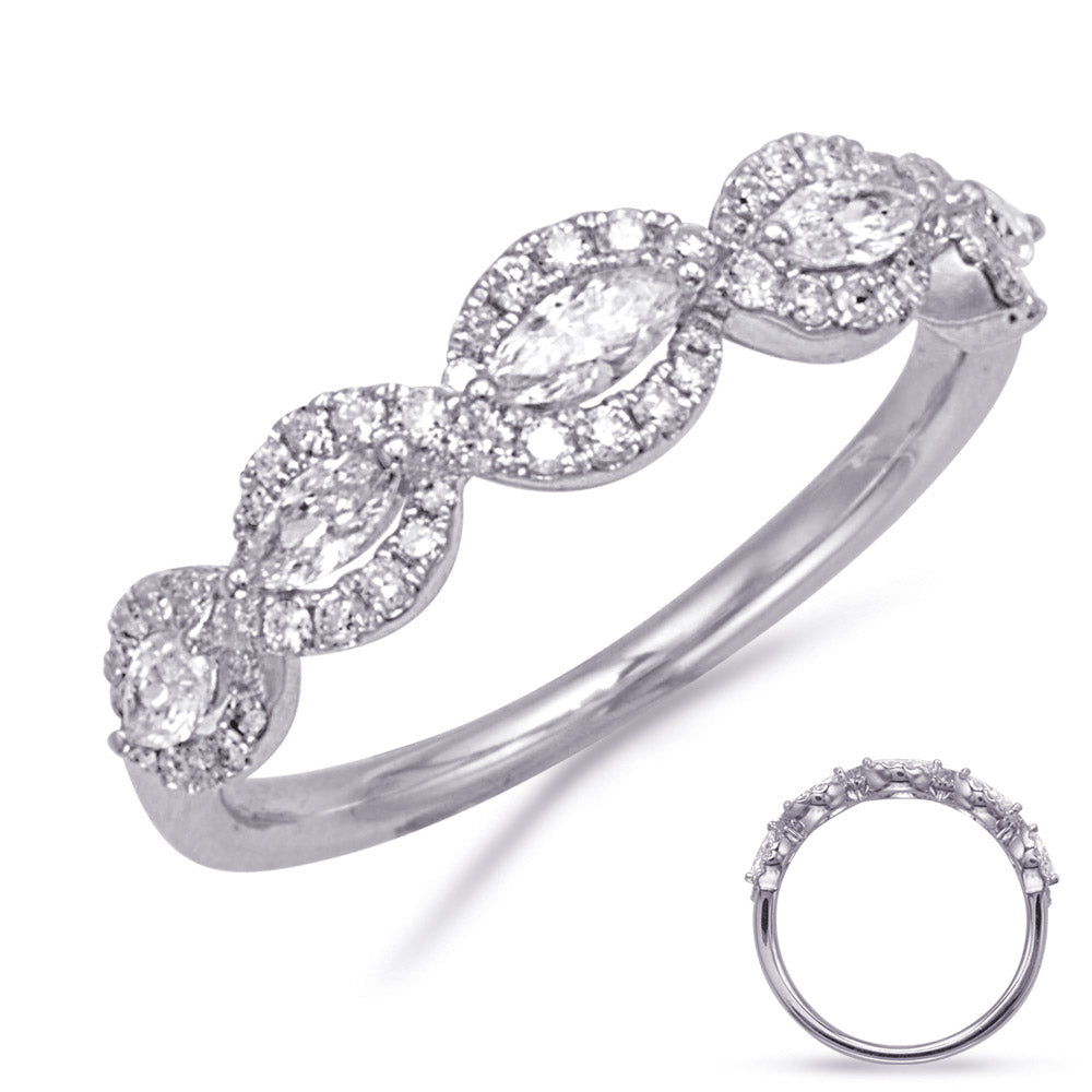 ELIE AZZI 0.60 ctw. WHITE GOLD DIAMOND RING D4852WG
