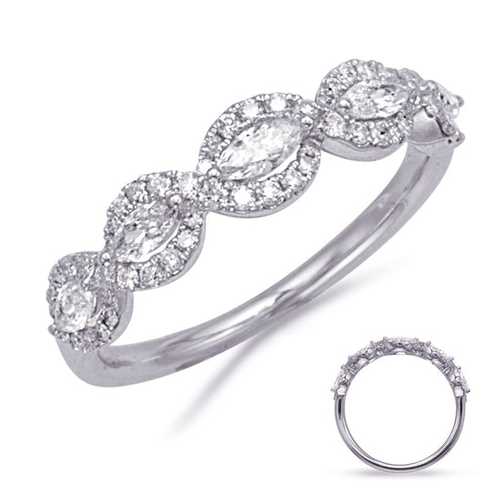 ELIE AZZI 0.60 ctw. WHITE GOLD DIAMOND RING D4852WG