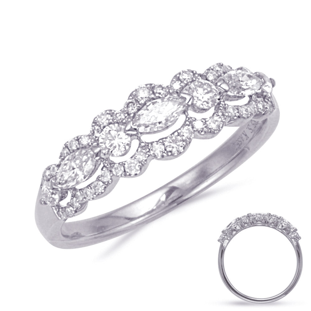 ELIE AZZI 0.56 ctw. WHITE GOLD DIAMOND RING D4853WG
