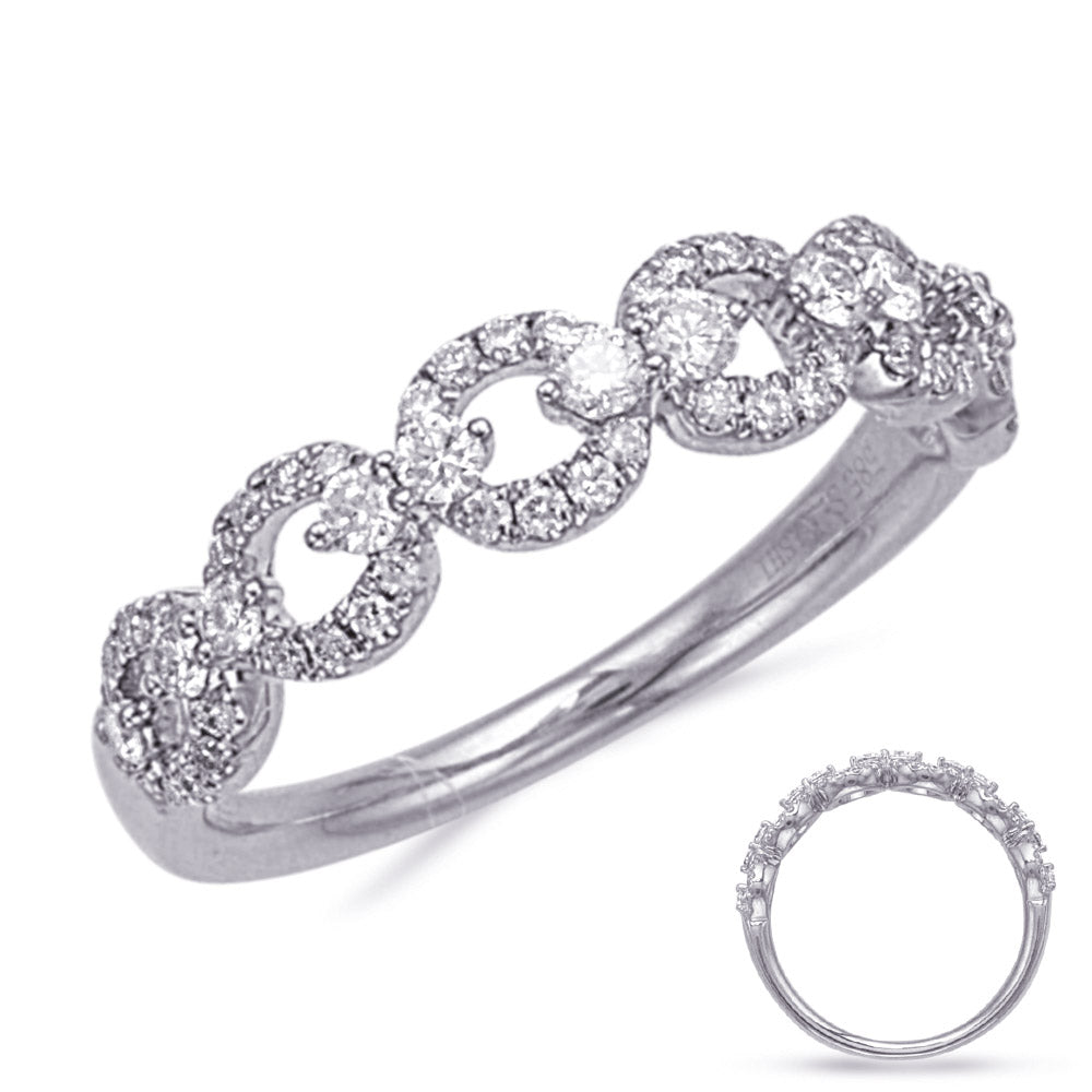 ELIE AZZI 0.44 ctw. WHITE GOLD DIAMOND RING D4854WG