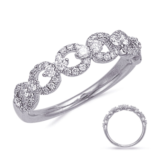 ELIE AZZI 0.44 ctw. WHITE GOLD DIAMOND RING D4854WG