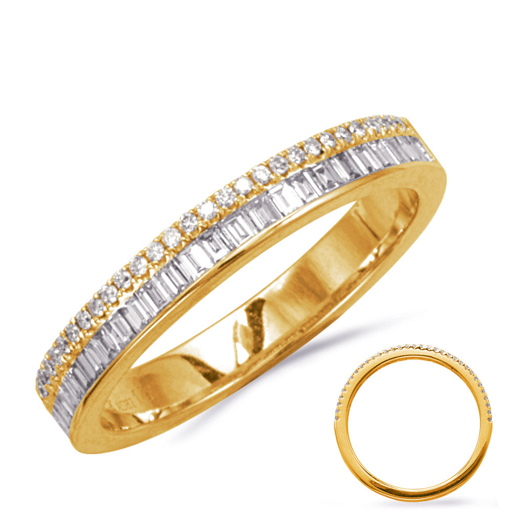 ELIE AZZI 0.36 ctw. YELLOW GOLD DIAMOND RING D4855YG