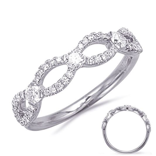 ELIE AZZI 0.48 ctw. WHITE GOLD DIAMOND RING D4856WG