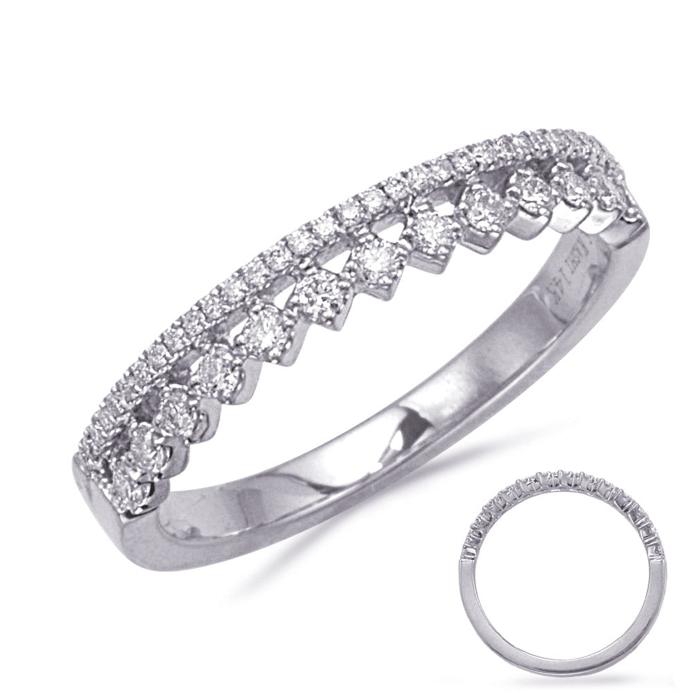 ELIE AZZI 0.27 ctw. WHITE GOLD DIAMOND RING D4857WG