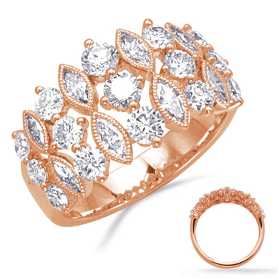 ELIE AZZI 1.85 ctw. ROSE GOLD DIAMOND RING D4866RG