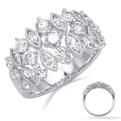 ELIE AZZI 1.85 ctw. WHITE GOLD DIAMOND RING D4866WG