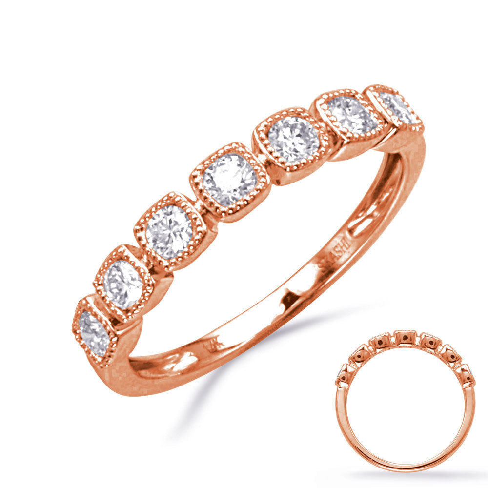 ELIE AZZI 0.45 ctw. ROSE GOLD DIAMOND RING D4867RG