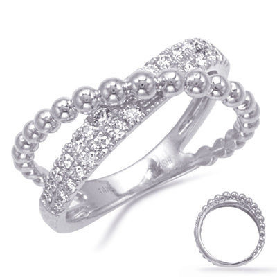 ELIE AZZI 0.42 ctw. WHITE GOLD DIAMOND RING D4869WG