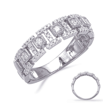 ELIE AZZI 0.33 ctw. WHITE GOLD DIAMOND RING D4871WG