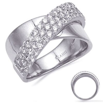 ELIE AZZI 1.11 ctw. WHITE GOLD DIAMOND RING D4876WG