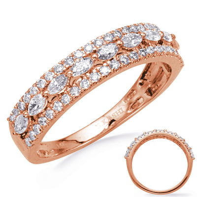 ELIE AZZI 0.62 ctw. ROSE GOLD DIAMOND BAND D4881RG