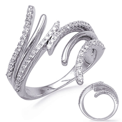 ELIE AZZI 0.50 ctw. WHITE GOLD DIAMOND RING D4883WG