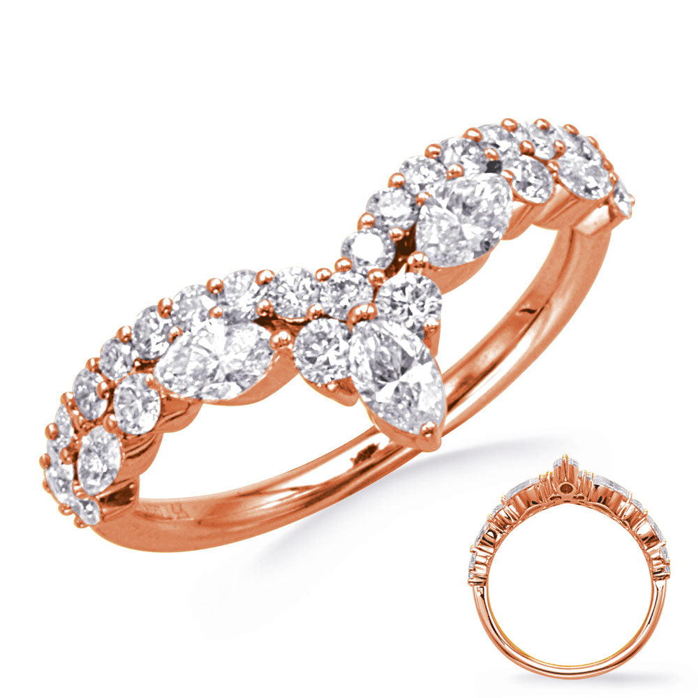 ELIE AZZI 1.00 ctw. ROSE GOLD DIAMOND RING D4884RG