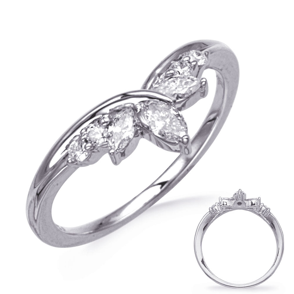 ELIE AZZI 0.32 ctw. WHITE GOLD DIAMOND RING D4889WG