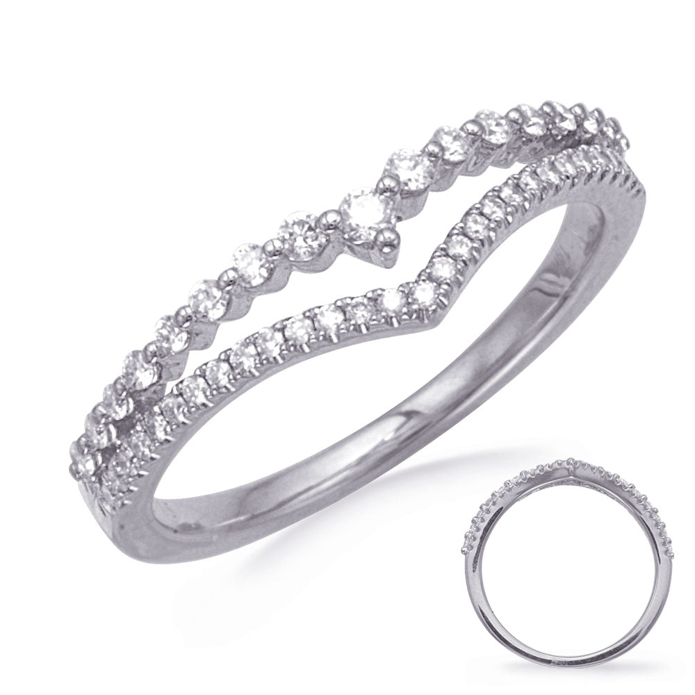 ELIE AZZI 0.27 ctw. WHITE GOLD DIAMOND RING D4894WG