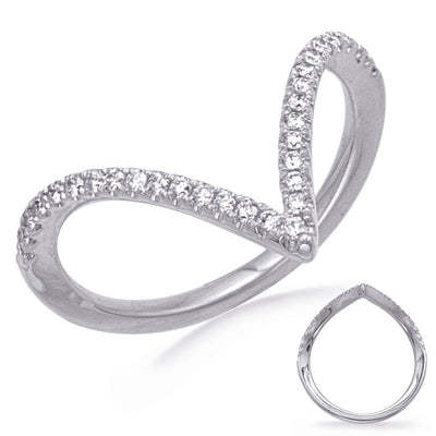 ELIE AZZI 0.22 ctw. WHITE GOLD DIAMOND RING D4896WG