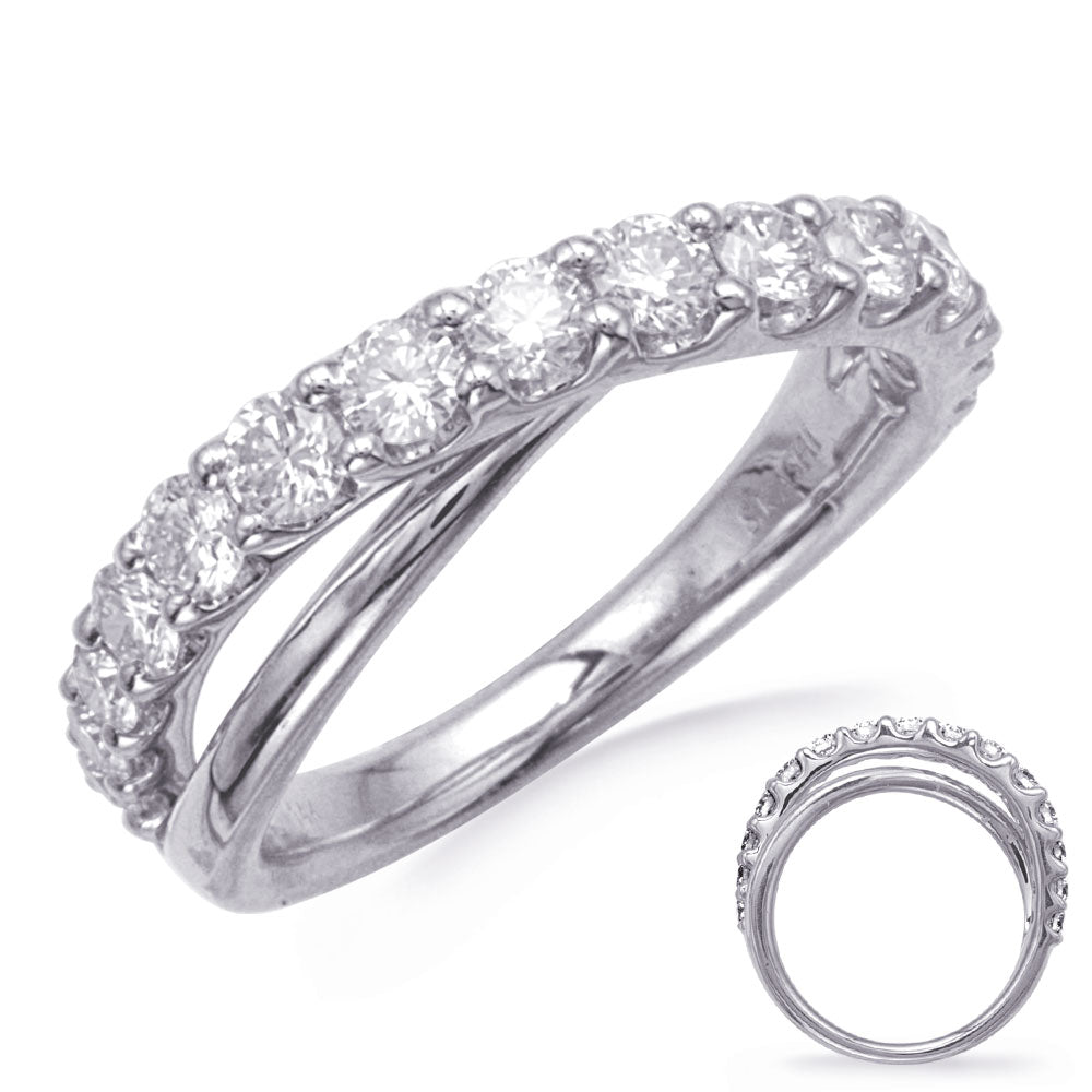 ELIE AZZI 1.04 ctw. WHITE GOLD DIAMOND RING D4897WG