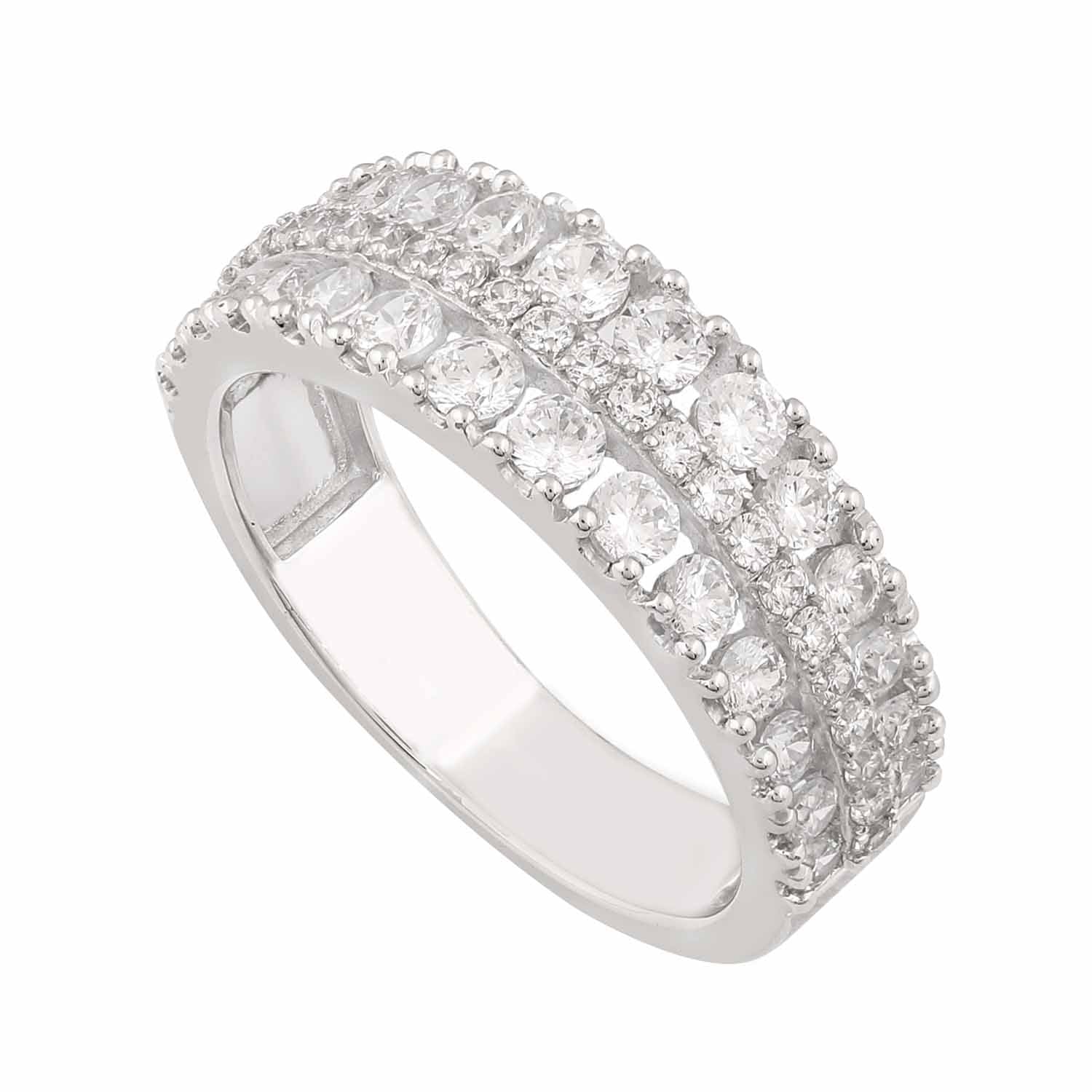 ELIE AZZI 1.36 ctw. WHITE GOLD DIAMOND RING D4899WG