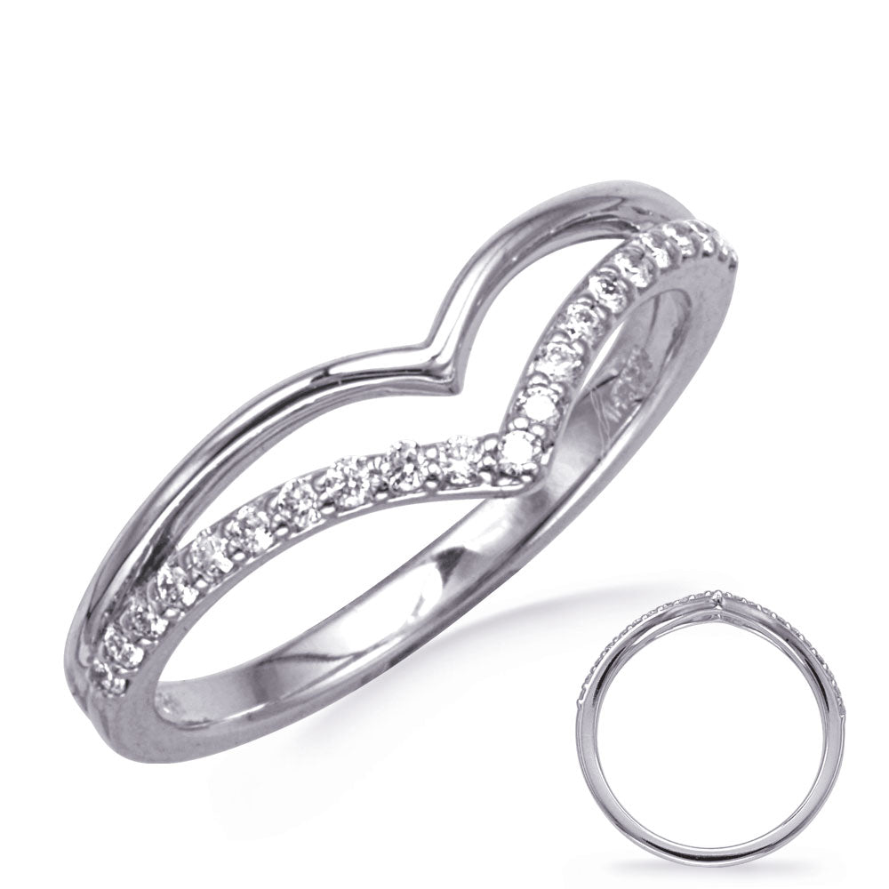 ELIE AZZI 0.17 ctw. WHITE GOLD DIAMOND RING D4914WG