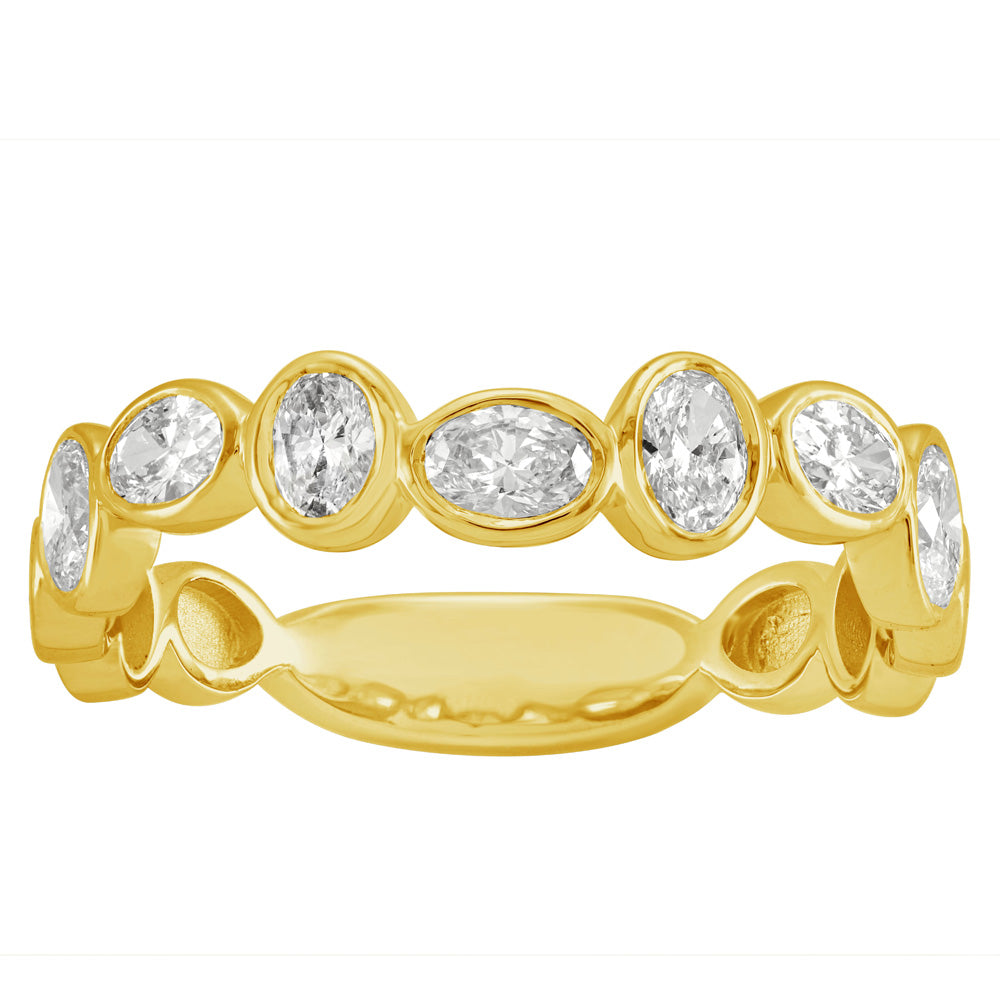 ELIE AZZI 0.63 ctw. YELLOW GOLD DIAMOND RING D4934YG