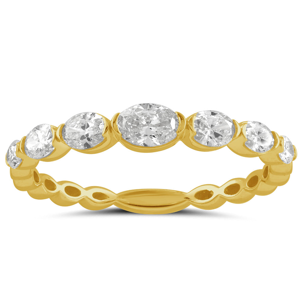 ELIE AZZI 0.64 ctw. YELLOW GOLD DIAMOND RING D4936YG