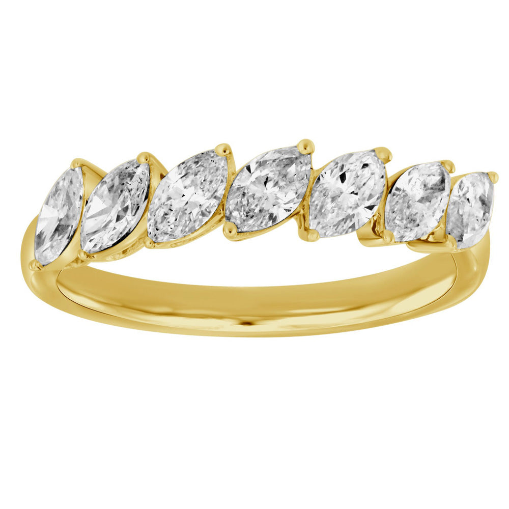 ELIE AZZI 1.03 ctw. YELLOW GOLD DIAMOND RING D4943YG