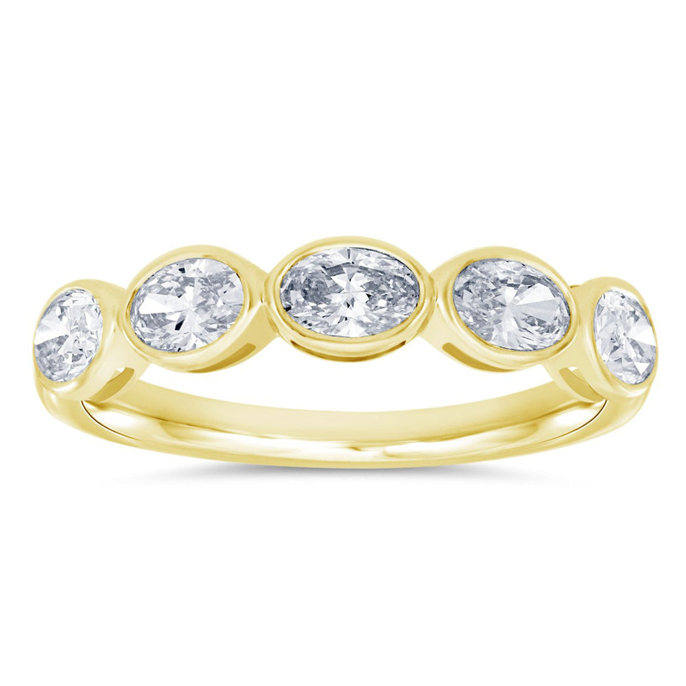 ELIE AZZI 0.46 ctw. YELLOW GOLD DIAMOND RING D4945YG